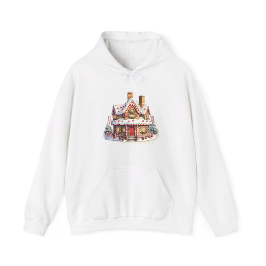 Snowy Christmas Village 15 - Hooded Sweatshirt