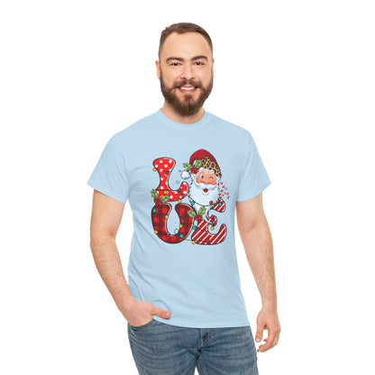 Festive Santa LOVE - T-Shirt