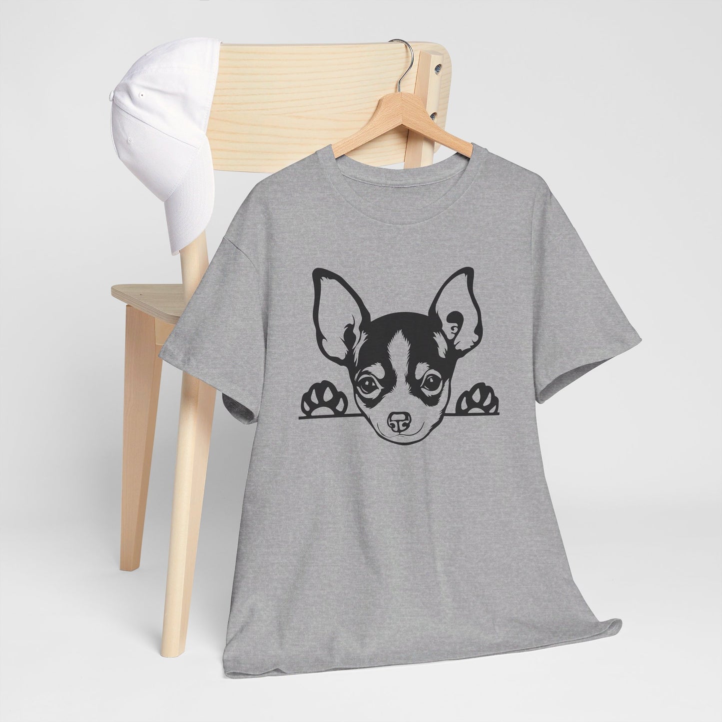 Peeking Chihuahua, Pure Cuteness - T-Shirt