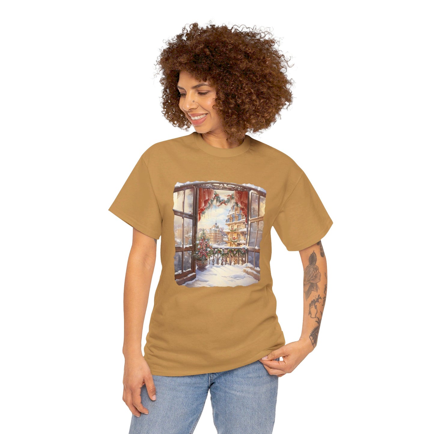 Christmas City To The Window  - T-Shirt