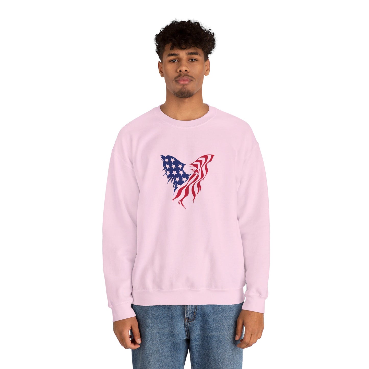 4th Of July Eagle - Crewneck Sweatshirt