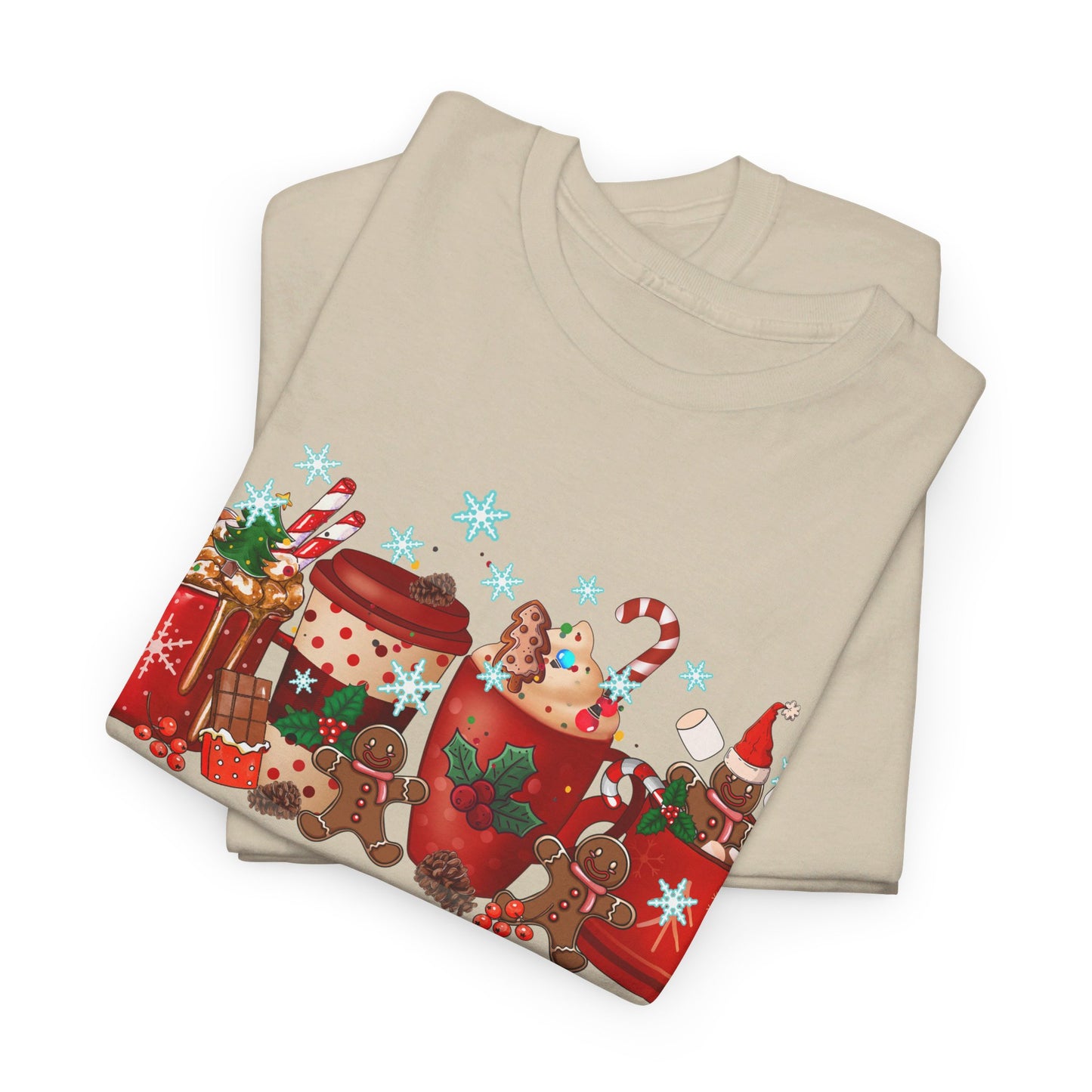 Christmas Cocoa & Gingerbread Delight - T-Shirt