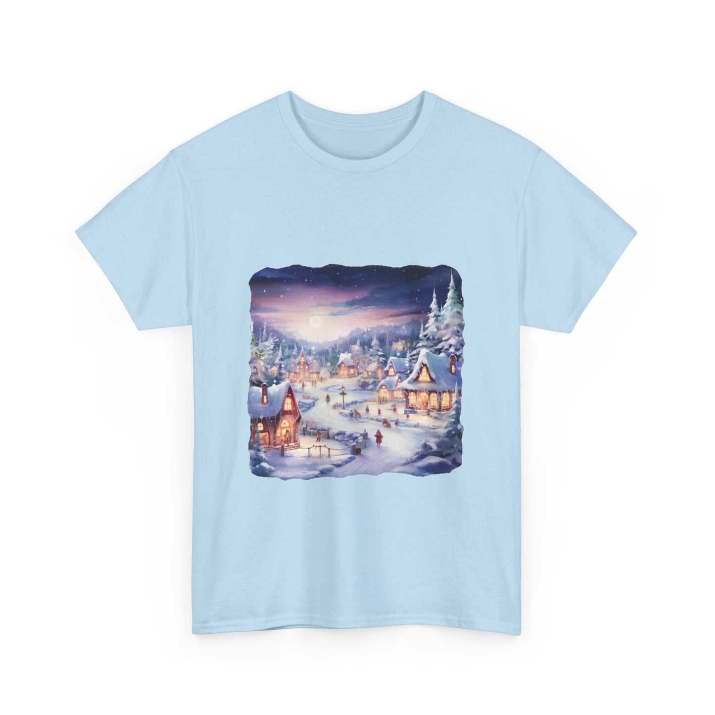 Snowy Christmas Village 3 - T-Shirt