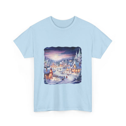 Snowy Christmas Village 3 - T-Shirt