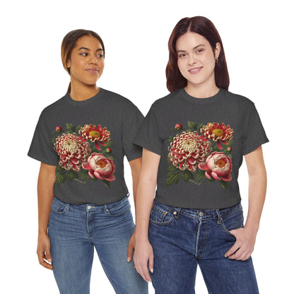 November Flowers - Birth Month - T-Shirt