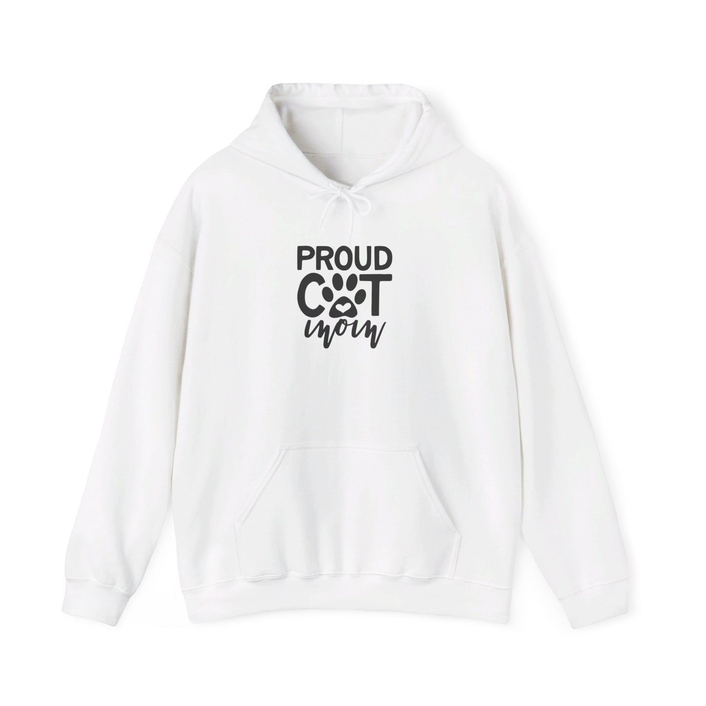 Proud Cat Mom Feline Love Forever - Hooded Sweatshirt