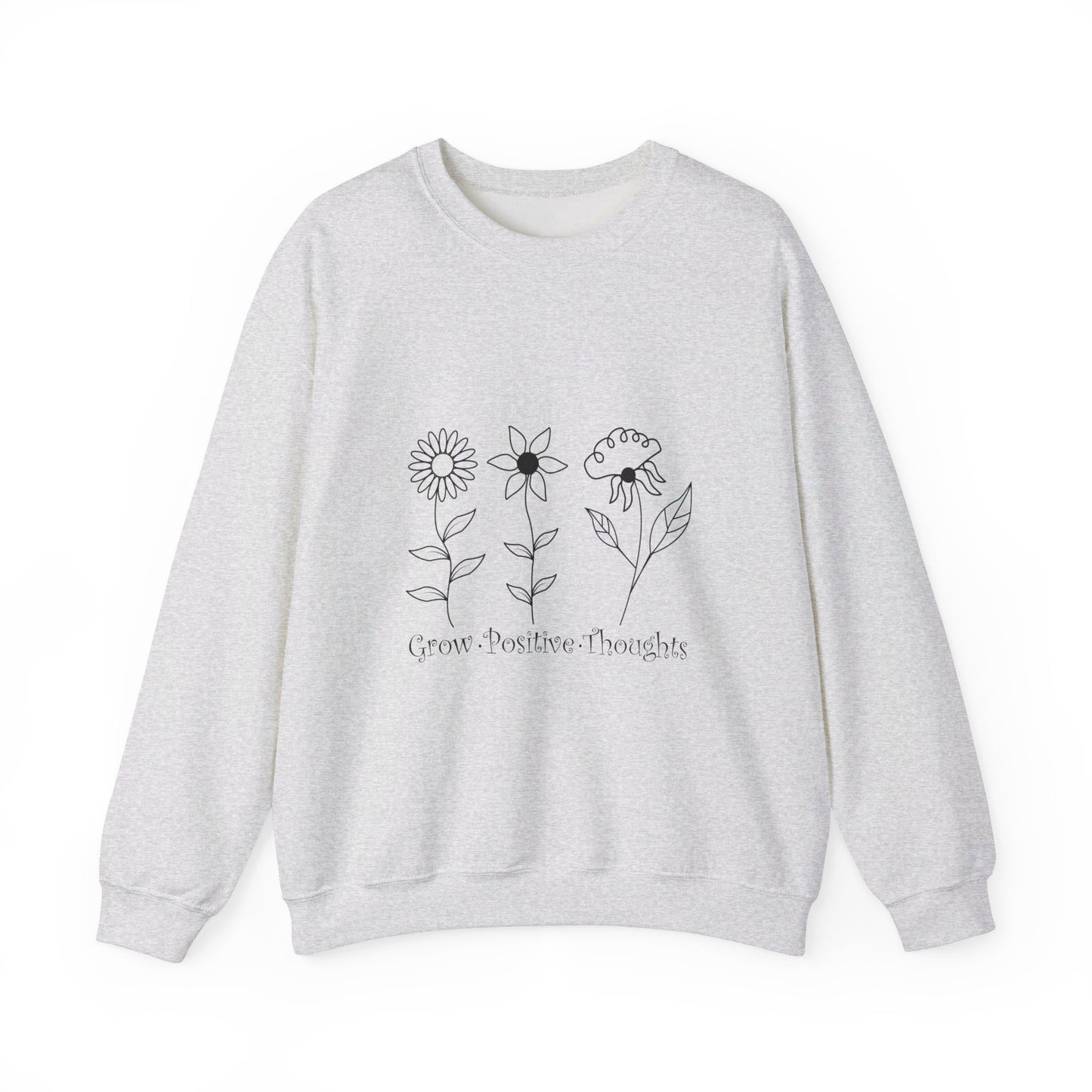 Grow Positive Thoughts - Crewneck Sweatshirt