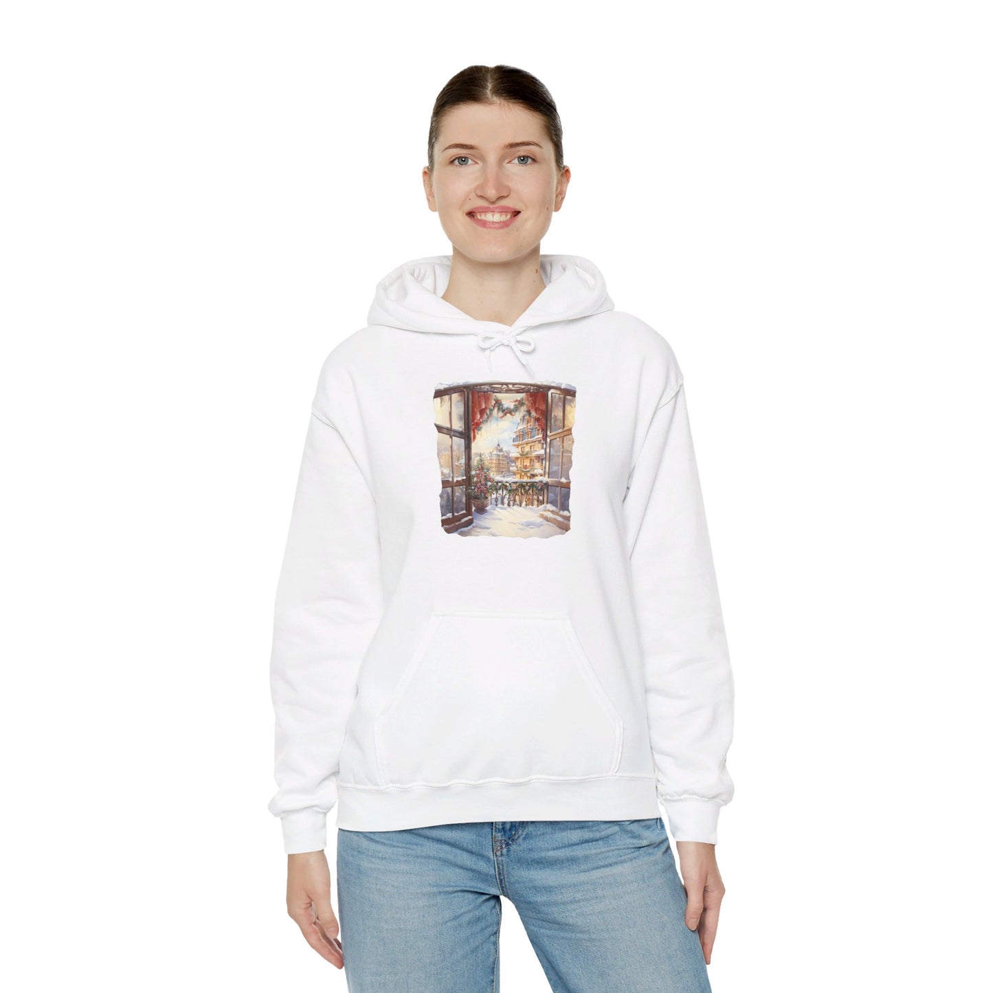 Christmas City To The Window - Hooded Sweatshirt