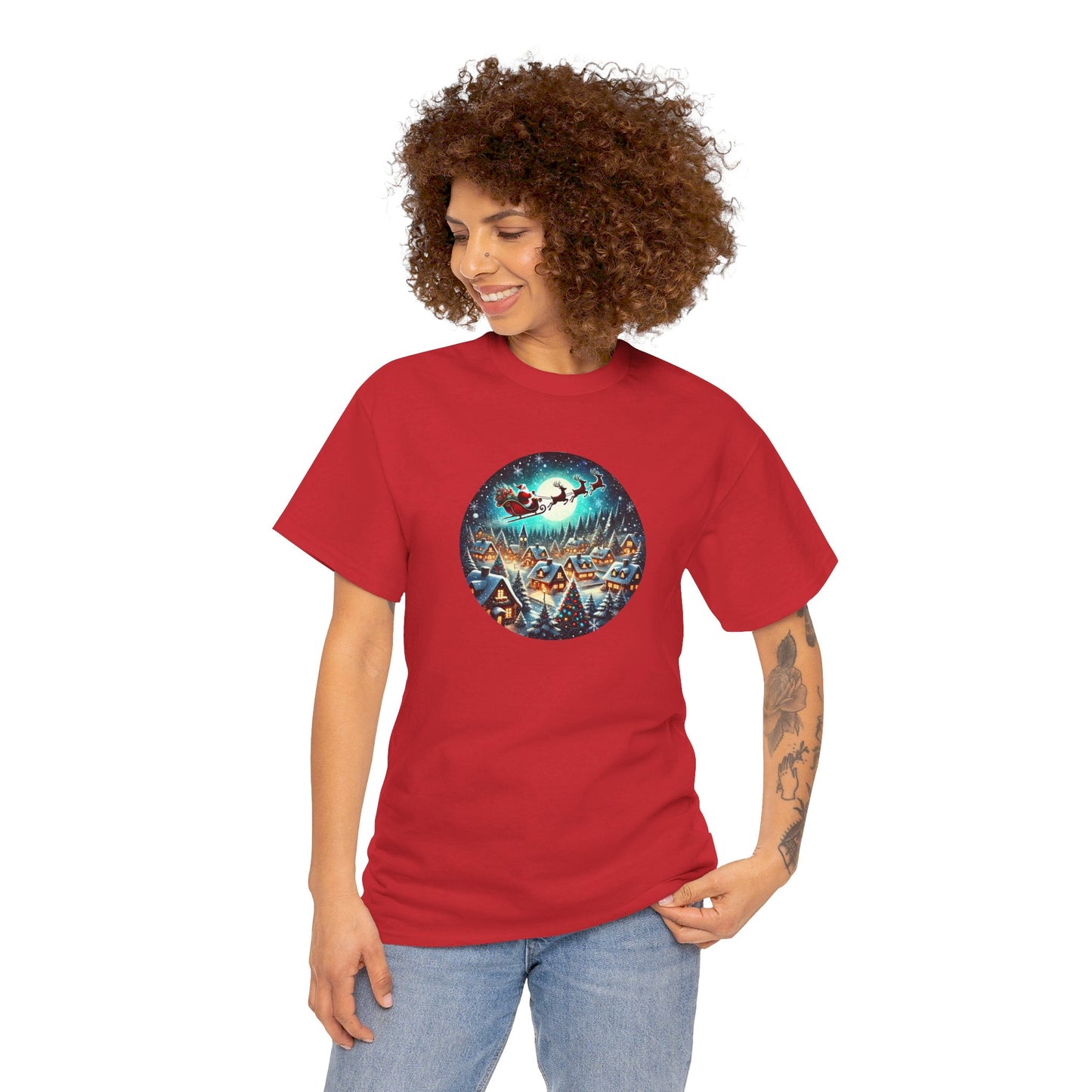 Christmas Nightscape Adventure - T-Shirt