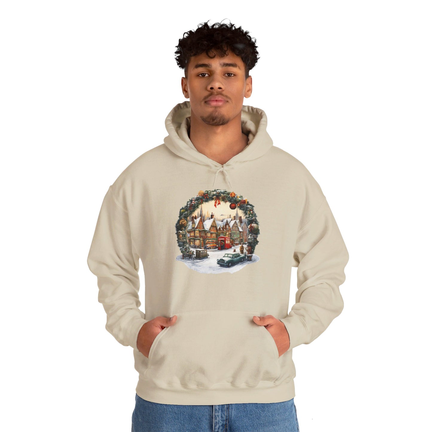 Village Holiday Spirit - Hooded Sweatshirt