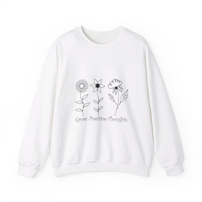 Grow Positive Thoughts - Crewneck Sweatshirt