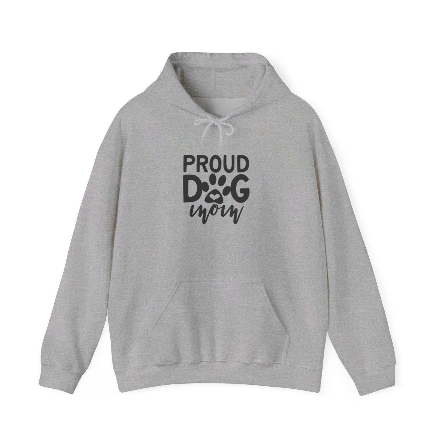 Proud Dog Mom, Pawsome Love Forever - Hooded Sweatshirt