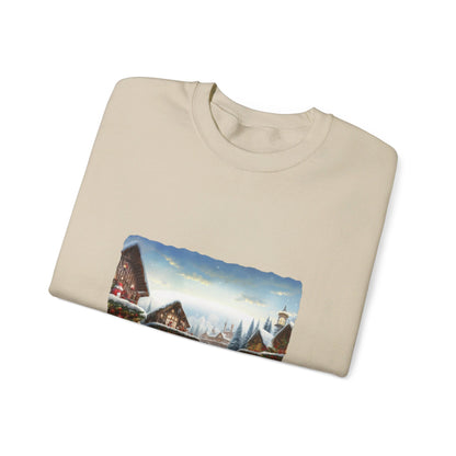 Snowy Christmas Village North Pole - Sweatshirt