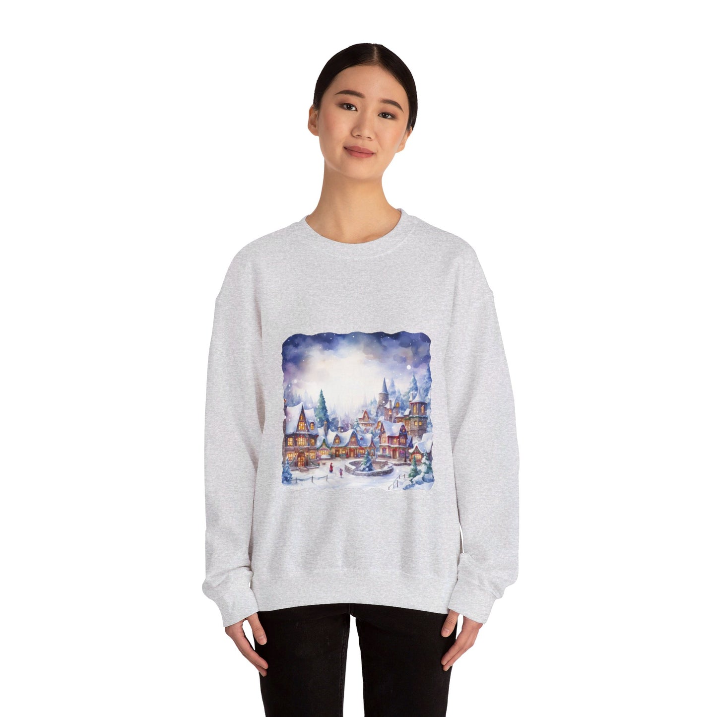 Snowy Christmas Village 5 - Sweatshirt