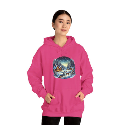 Reindeer Fueled Magic - Hooded Sweatshirt