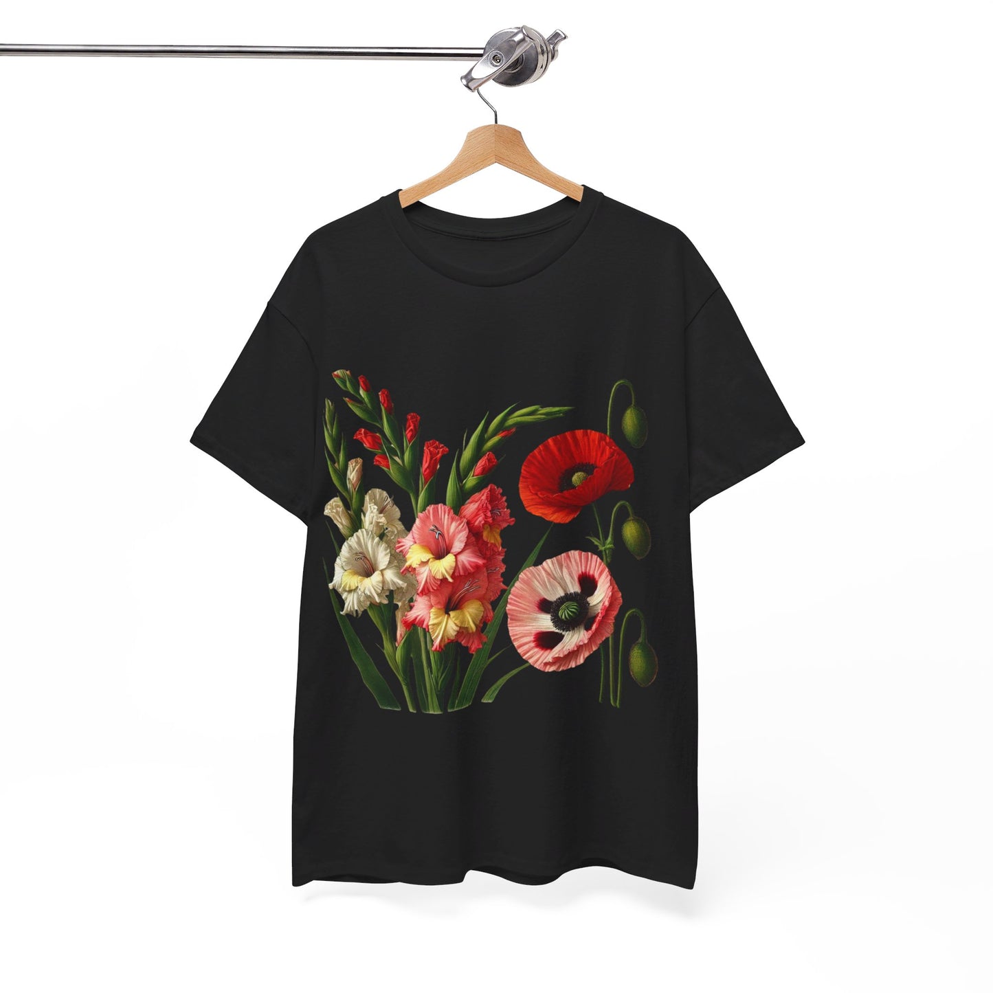 August Flowers - Birth Month - T-Shirt