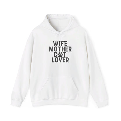 Wife Mother Cat Lover, Pure Joy - Hooded Sweatshirt