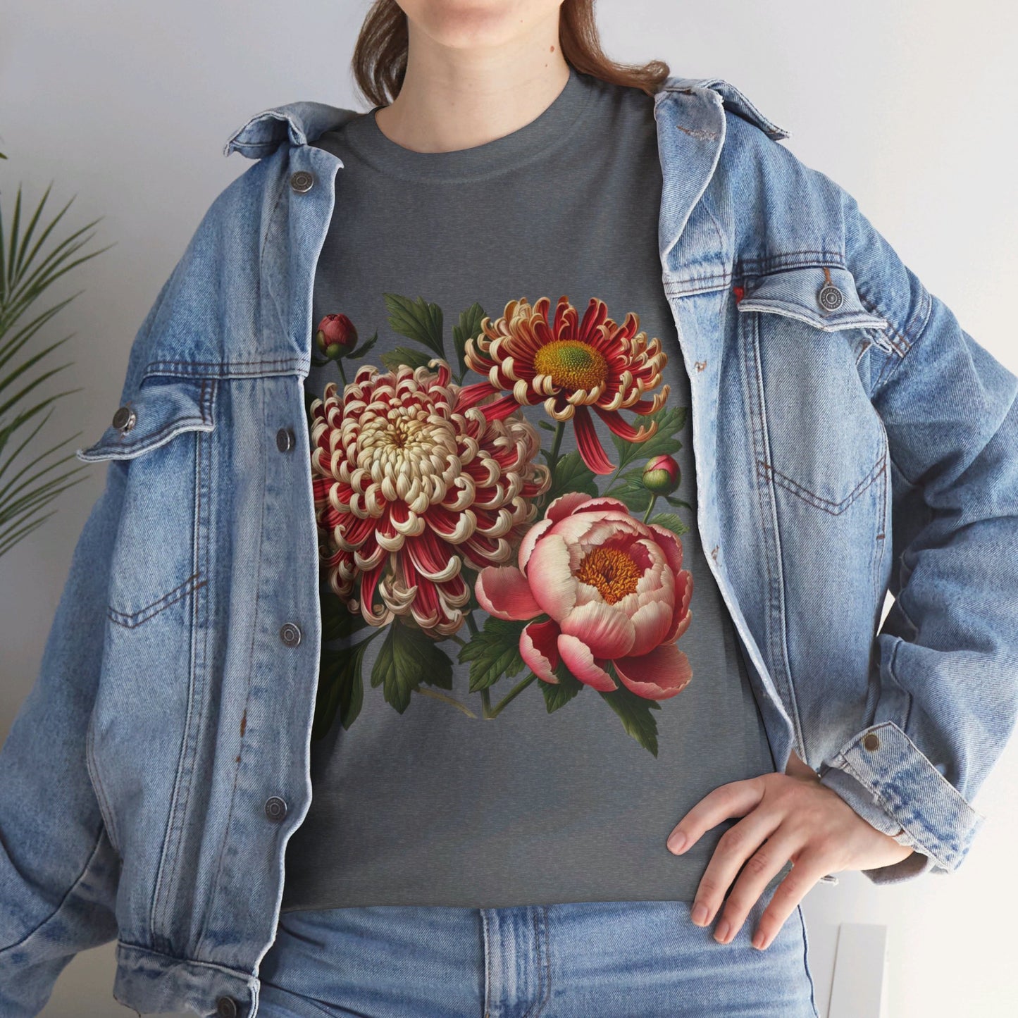 November Flowers - Birth Month - T-Shirt