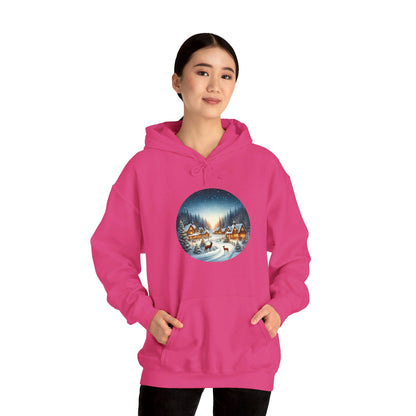 Magical Snowy Night - Hooded Sweatshirt