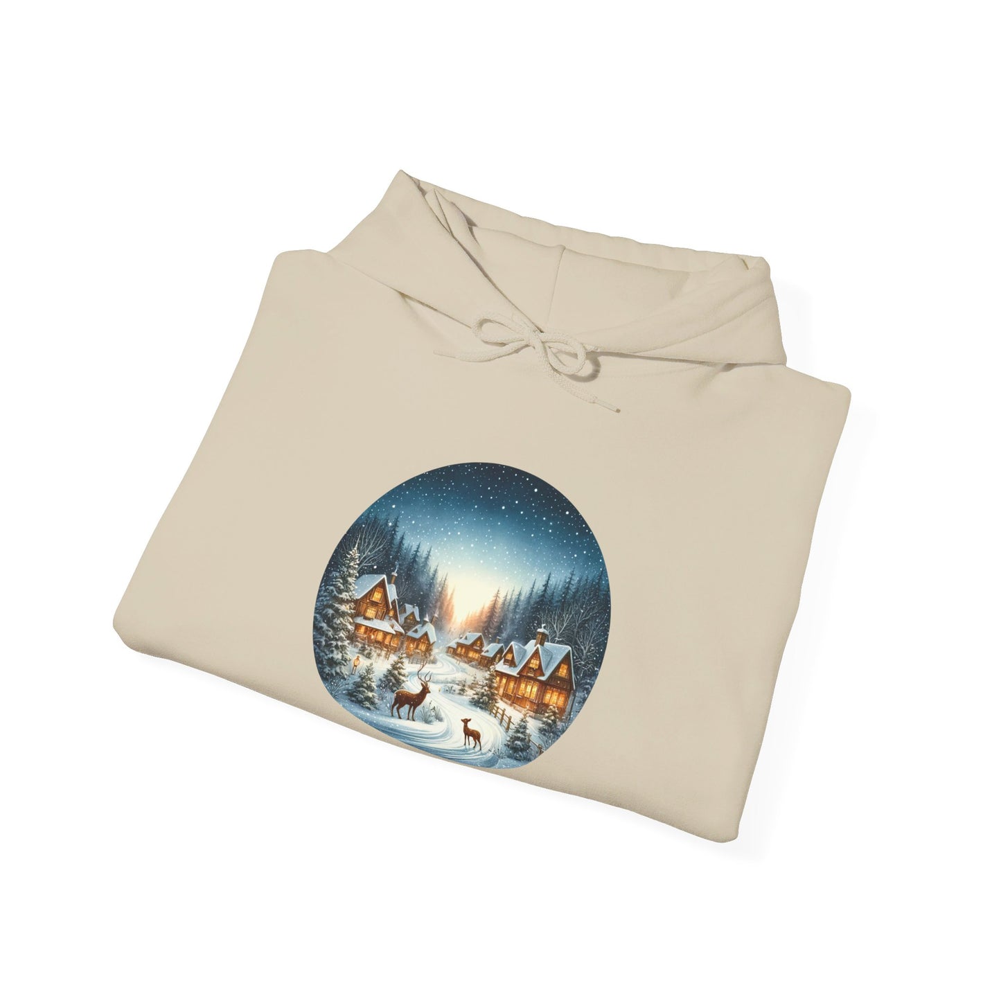 Magical Snowy Night - Hooded Sweatshirt