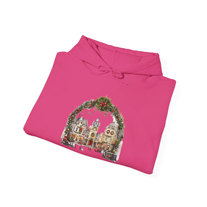 Village Christmas Eve - Hooded Sweatshirt