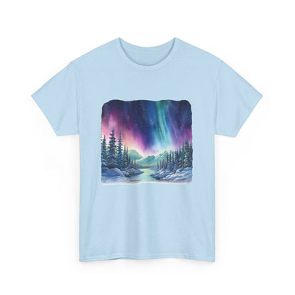 Northern Lights Watercolor  - T-Shirt