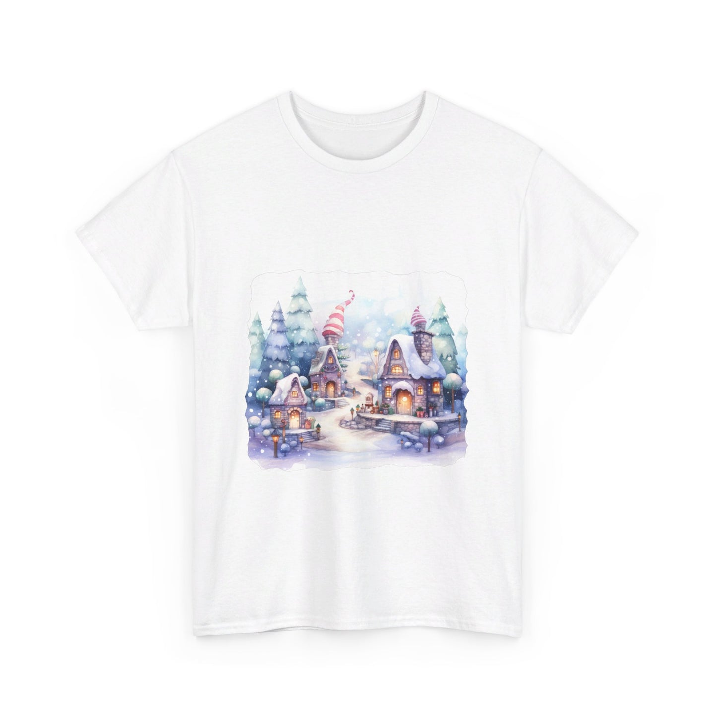 Snowy Christmas Village 4 - T-Shirt