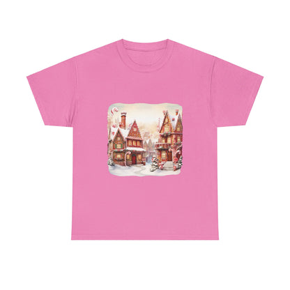 Snowy Christmas Village 11- T-Shirt