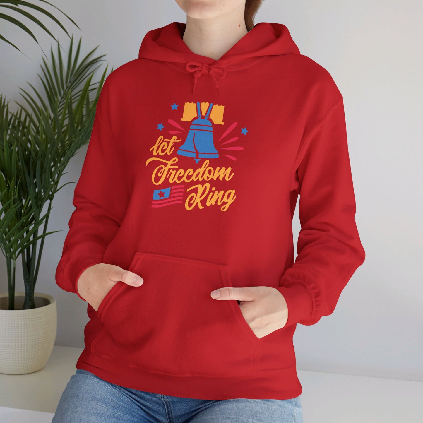 Let Freedom Ring Across the Land - Hooded Sweatshirt