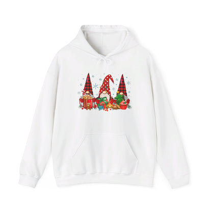 Christmas Gnome Trio - Hooded Sweatshirt