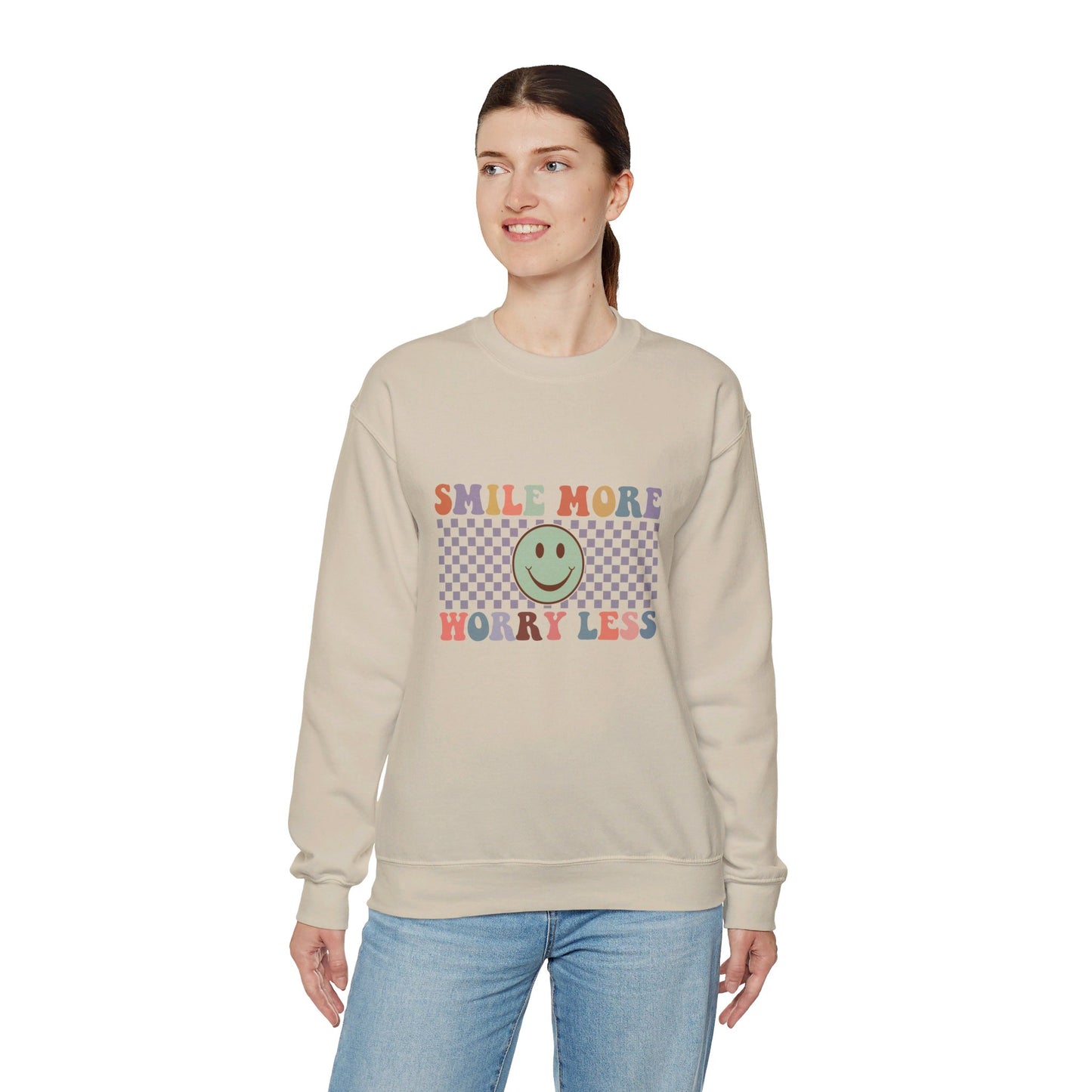 Smile More, Worry Less Sweatshirt