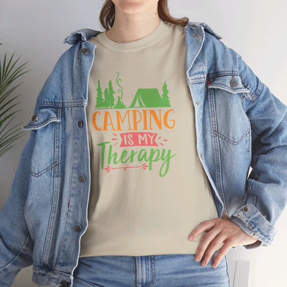 Camping Is My Therapy - T-Shirt