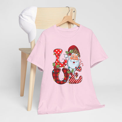 Festive Santa LOVE - T-Shirt