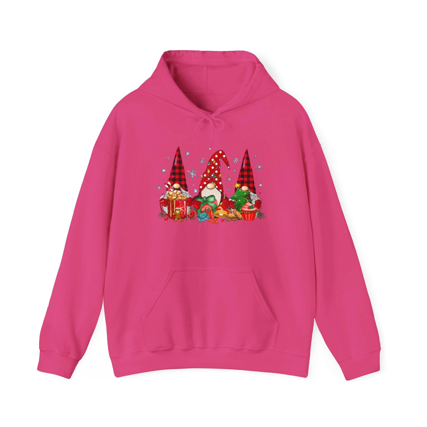 Christmas Gnome Trio - Hooded Sweatshirt