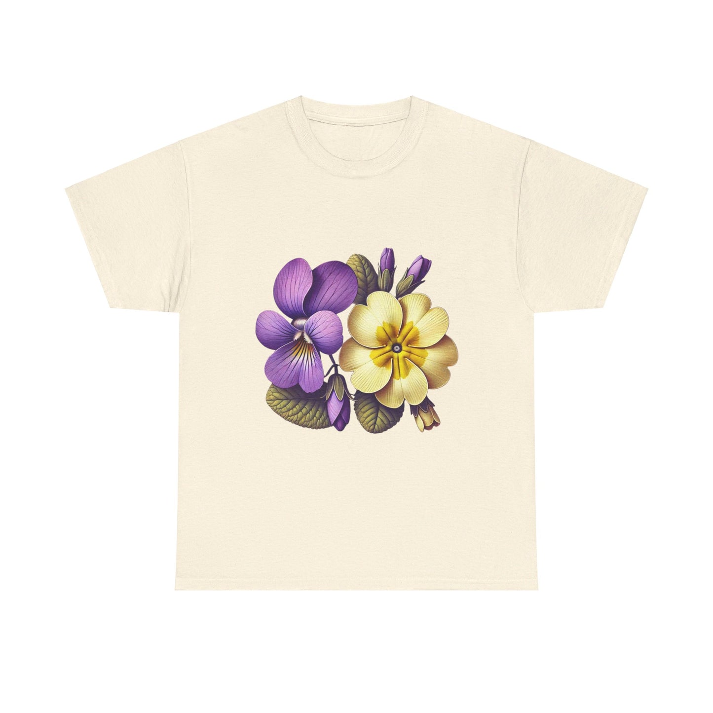 February Flowers - Birth Month - T-Shirt