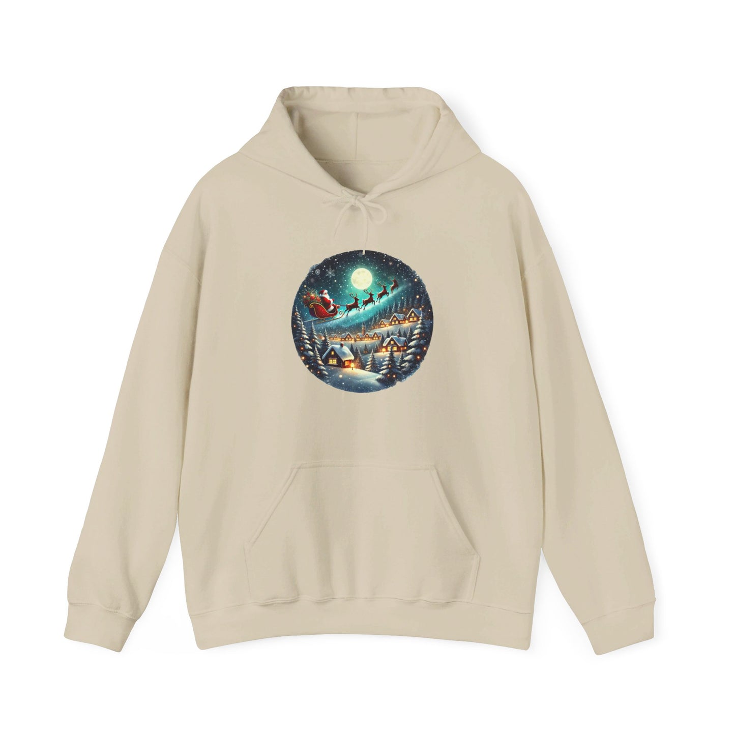 Moonlit Santa Ride - Hooded Sweatshirt