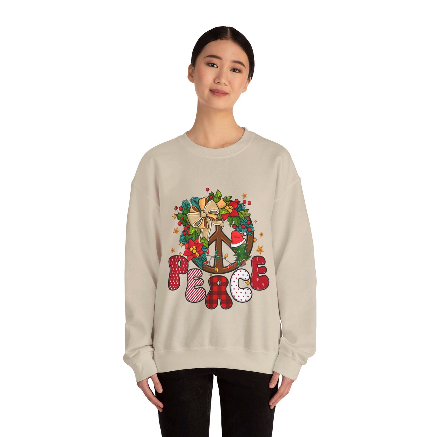 Peace - Christmas- Crewneck Sweatshirt