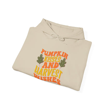 Kisses of Pumpkin, Wishes for Harvest - Hooded Sweatshirt