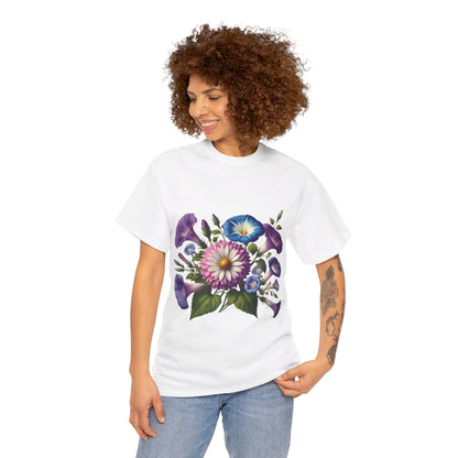 September Flowers - Birth Month - T-Shirt