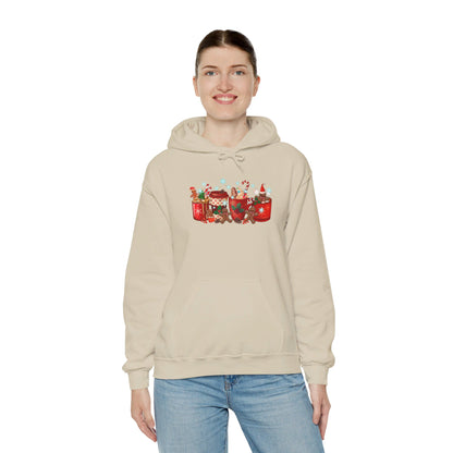 Christmas Cocoa & Gingerbread Delight - Hooded Sweatshirt