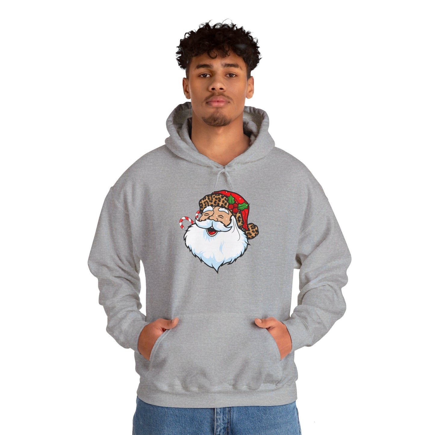 Festive Santa Claus - Hooded Sweatshirt