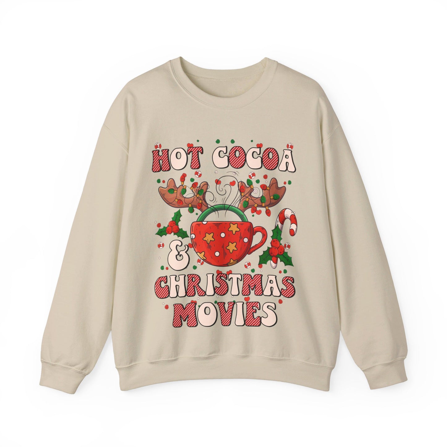 Hot Cocoa Christmas Movies - Crewneck Sweatshirt