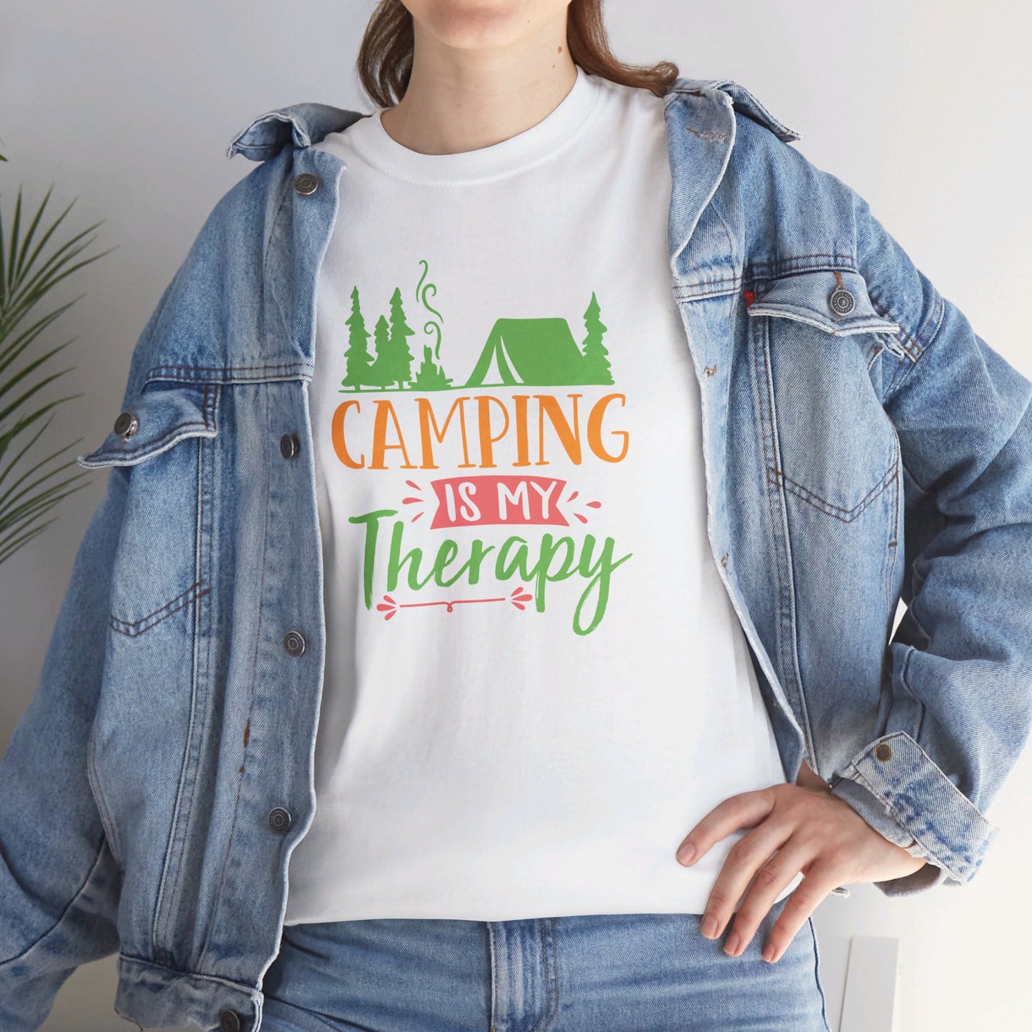 Camping Is My Therapy - T-Shirt