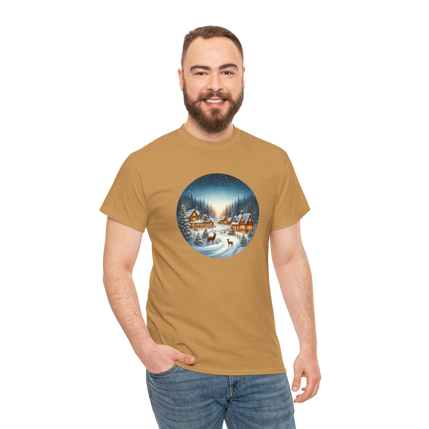 Magical Snowy Night - T-Shirt