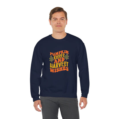 Pumpkin Kisses And Harvest Wishes - Sweatshirt