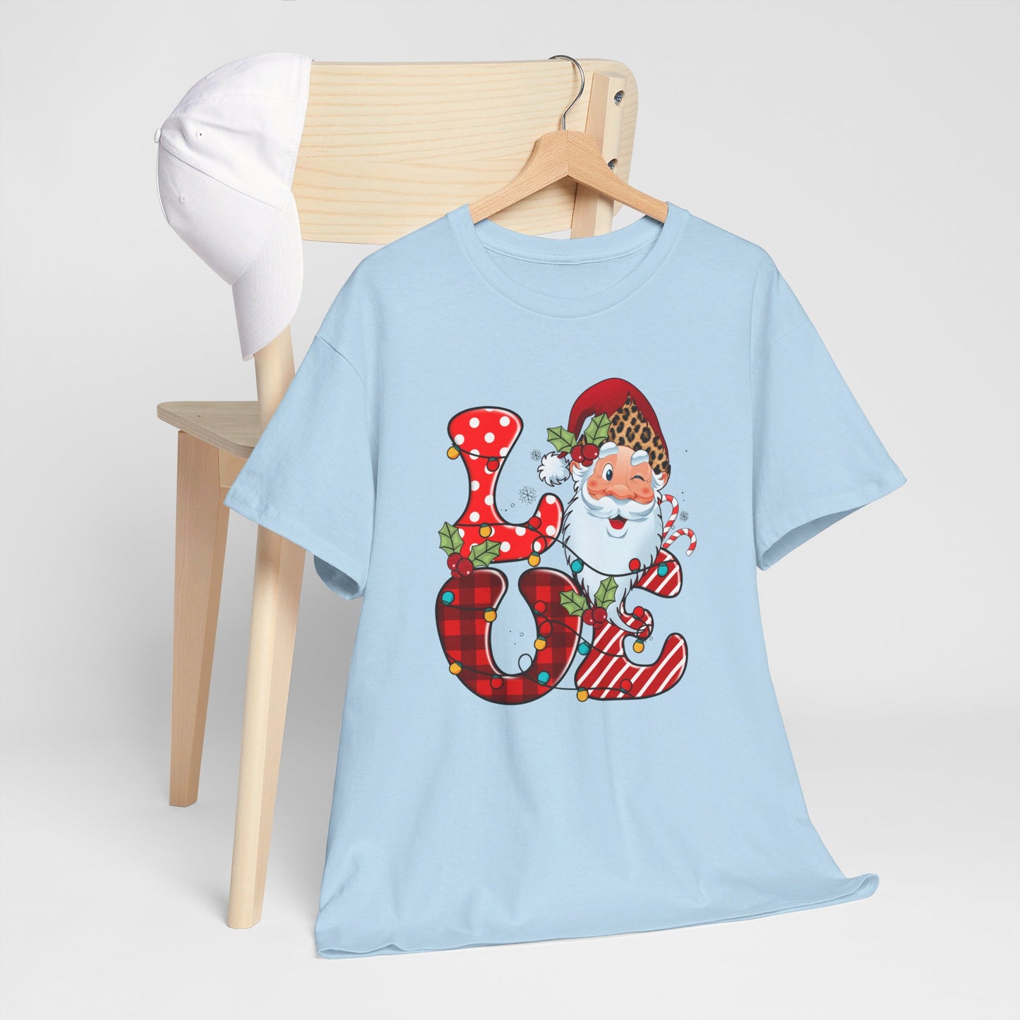 Festive Santa LOVE - T-Shirt