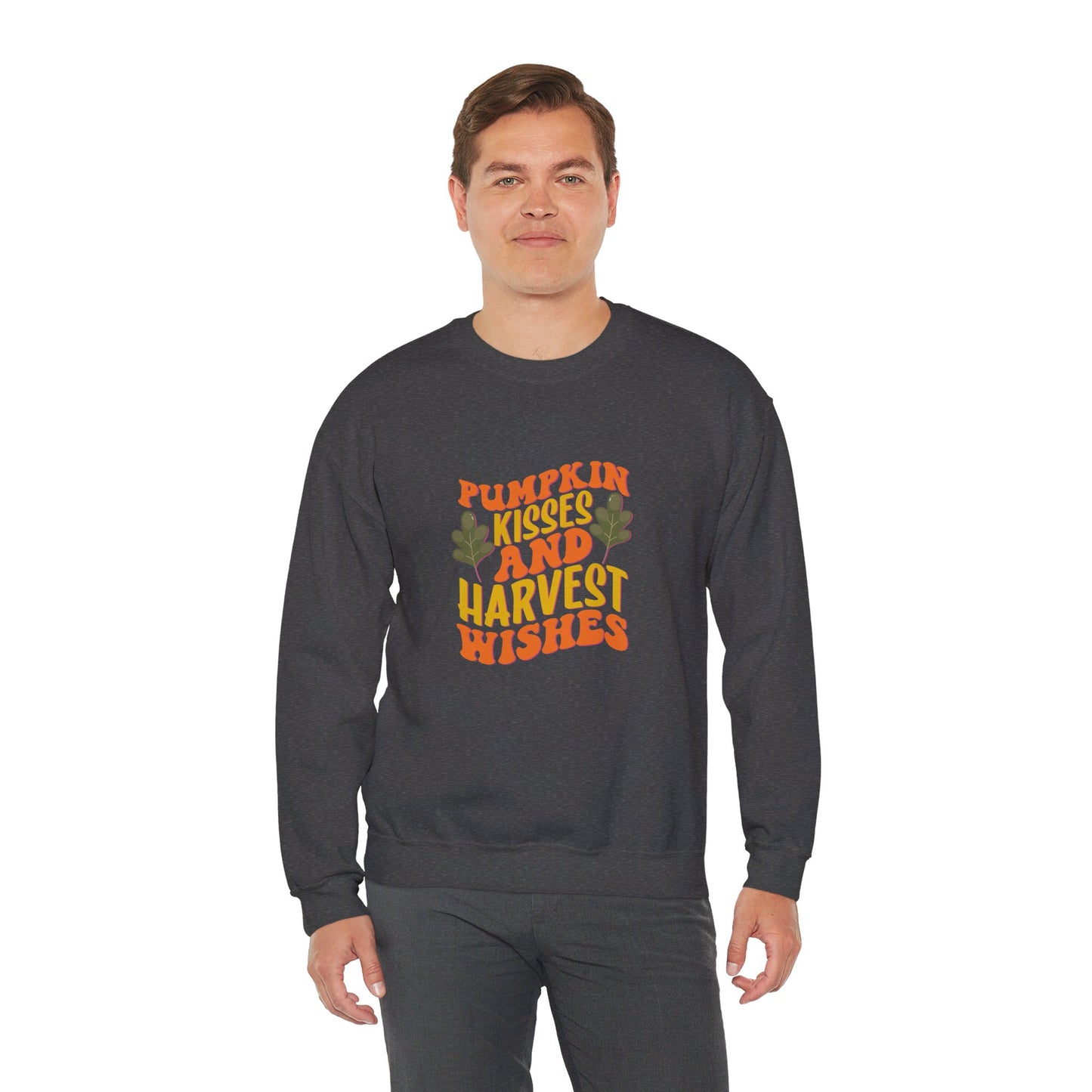 Pumpkin Kisses And Harvest Wishes - Sweatshirt