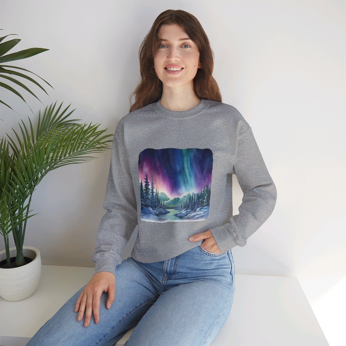 Northern Lights - Crewneck Sweatshirt