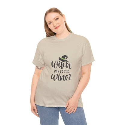 Witch way to the wine-T-Shirt