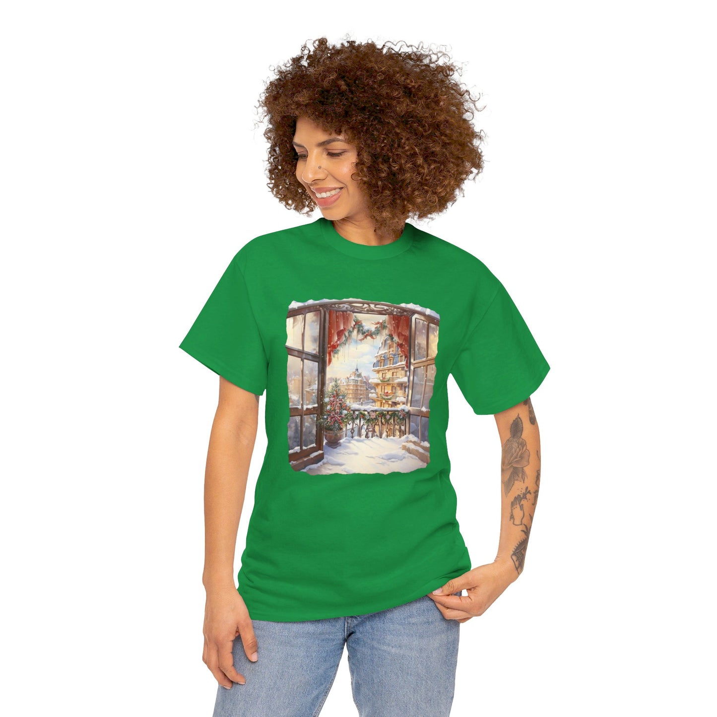 Christmas City To The Window  - T-Shirt